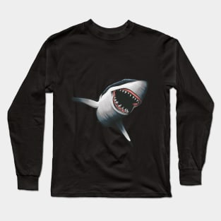 Vintage Shark Long Sleeve T-Shirt